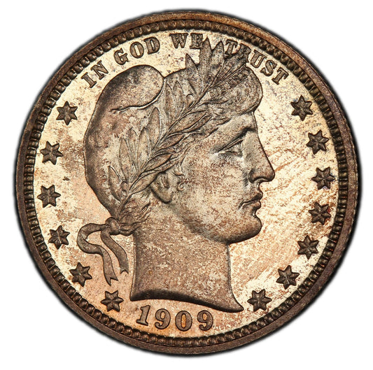 1909 25C PCGS PR67CAM CAC Denali Collection