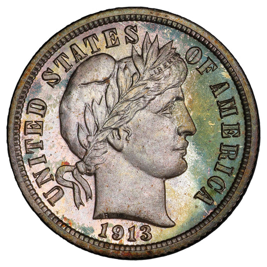 1913 10C PCGS PR67+ CAC Denali Collection