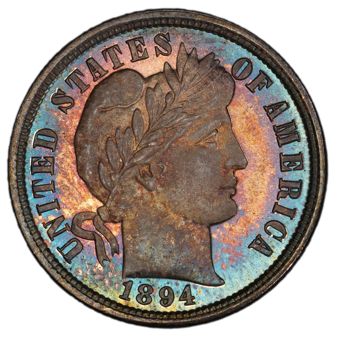1894 10C PCGS PR67 CAC Denali Collection