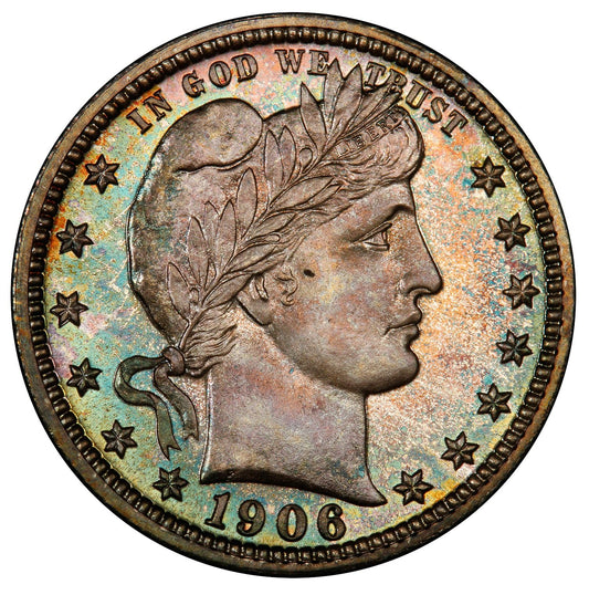 1906 25C PCGS PR67+ CAC Denali Collection