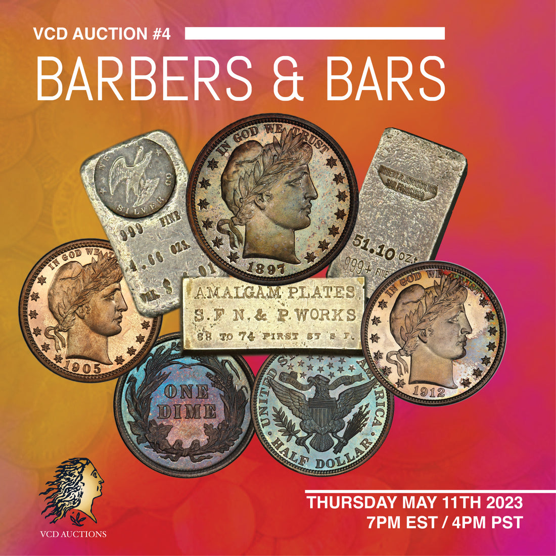 VCD Auction #4 The Barbers & Bars Sale