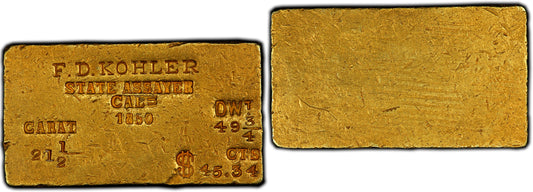 California Gold Ingots