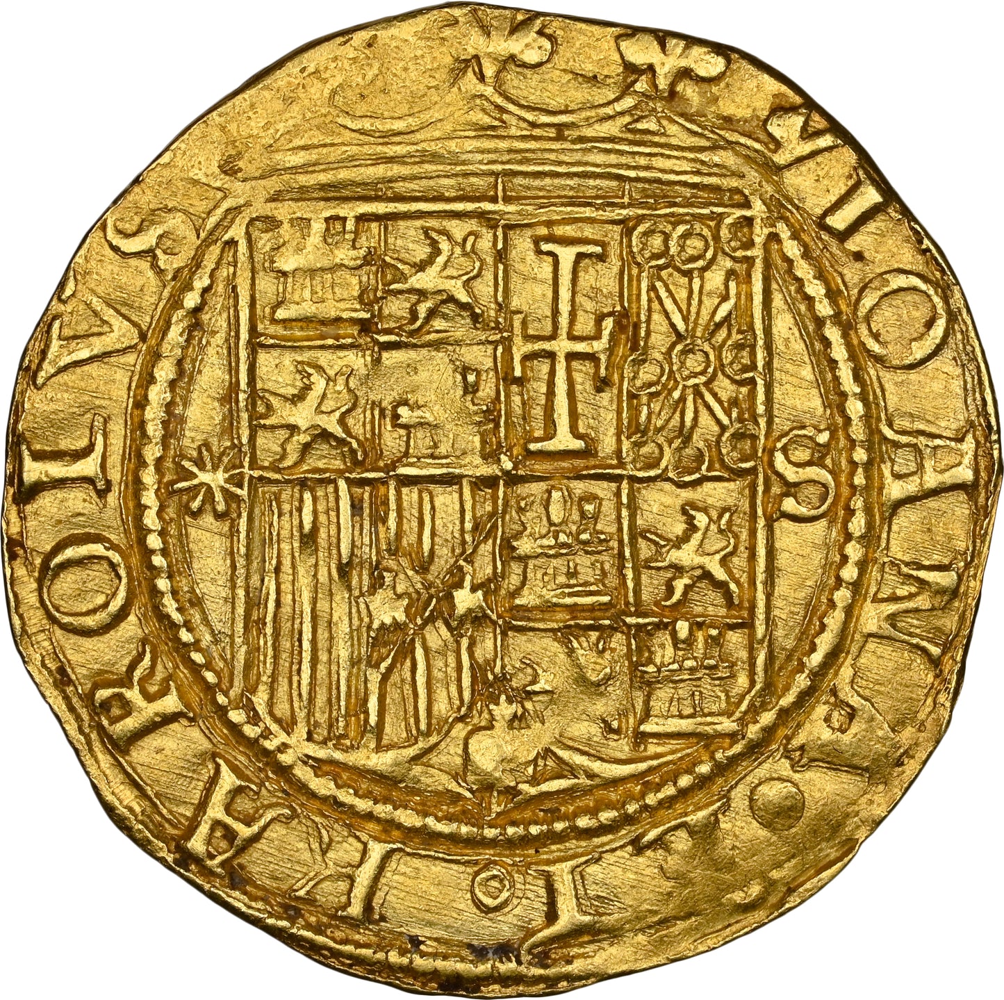 1516-1556 Seville 1 Escudo NGC MS-64 Tied for Finest Known!