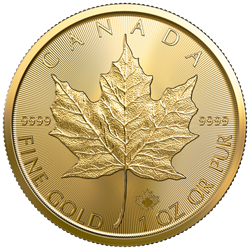 1 OZ DE HOJA DE ARCE DE ORO CANADIENSE