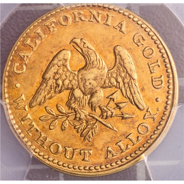 1849 $5 Norris, G & Norris, PE PCGS AU53