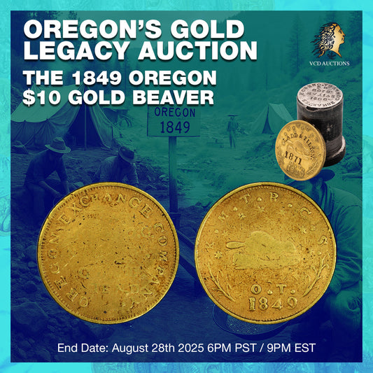 The Beaver Strikes Again: A Legendary 1849 Oregon Gold Beaver Returns to Auction