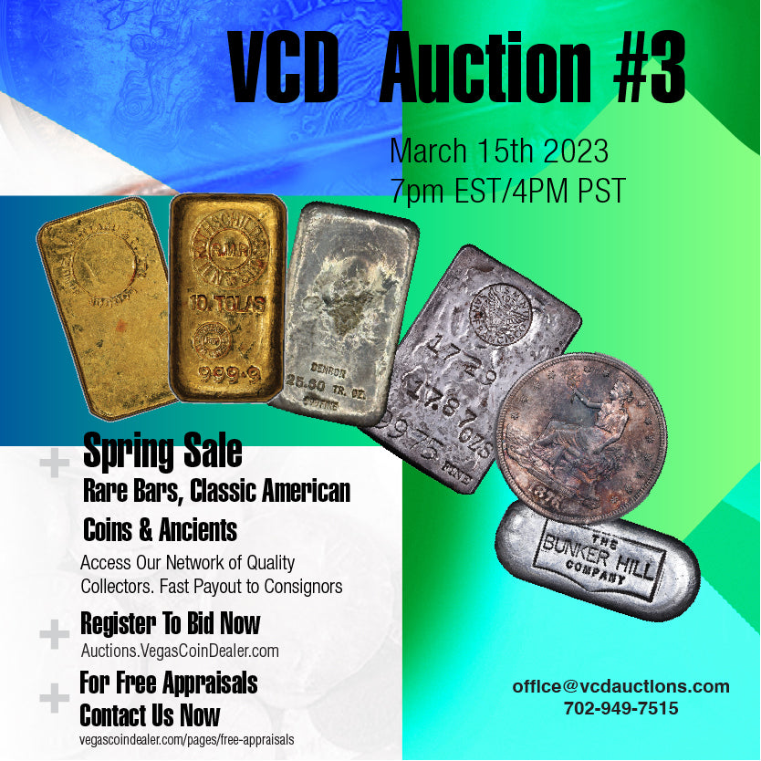 VCD Auction #3 Is Now Open For Bidding. Our Spring Sale