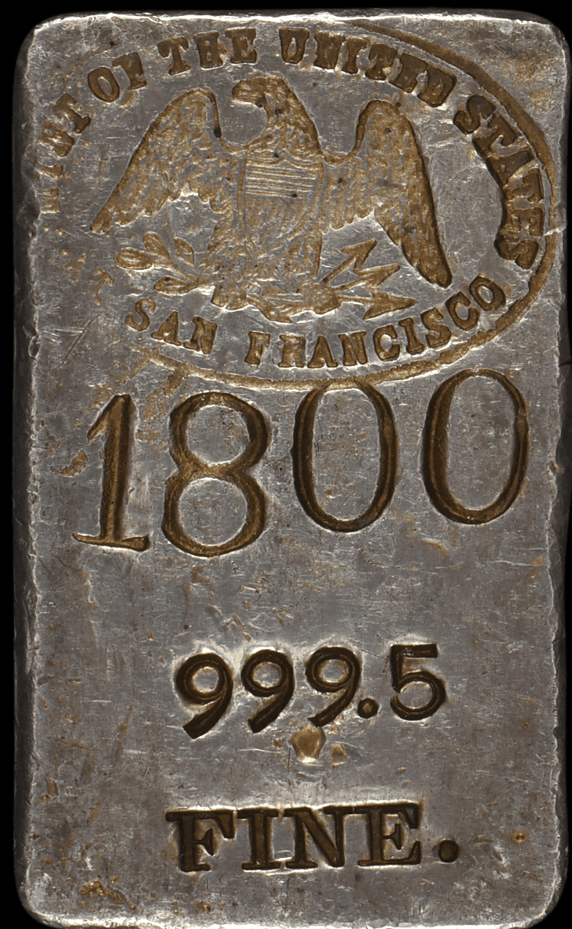 Vintage Poured Silver Bars
