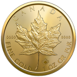 1 盎司加拿大金楓葉