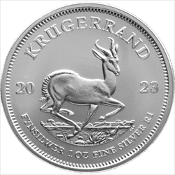 2023 年 1 盎司南非克魯格銀幣