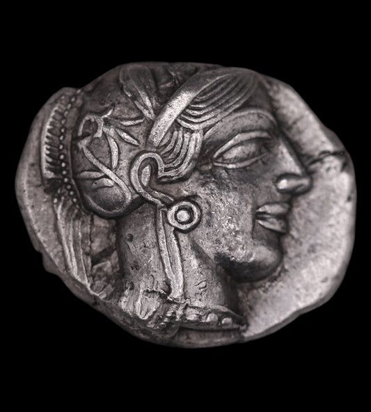 Ática, Atenas. 454-404 a.C. AR Tetradracma NGC Choice XF 4/5 3/5