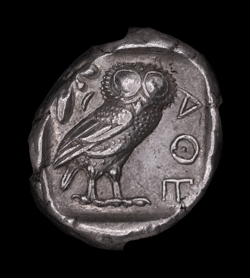 Attica, Athens. 454-404 BC. AR Tetradrachm NGC Choice XF 4/5 3/5