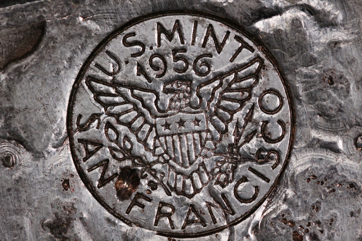 1956 年舊金山造幣廠 3 型銀錠 17.87 盎司