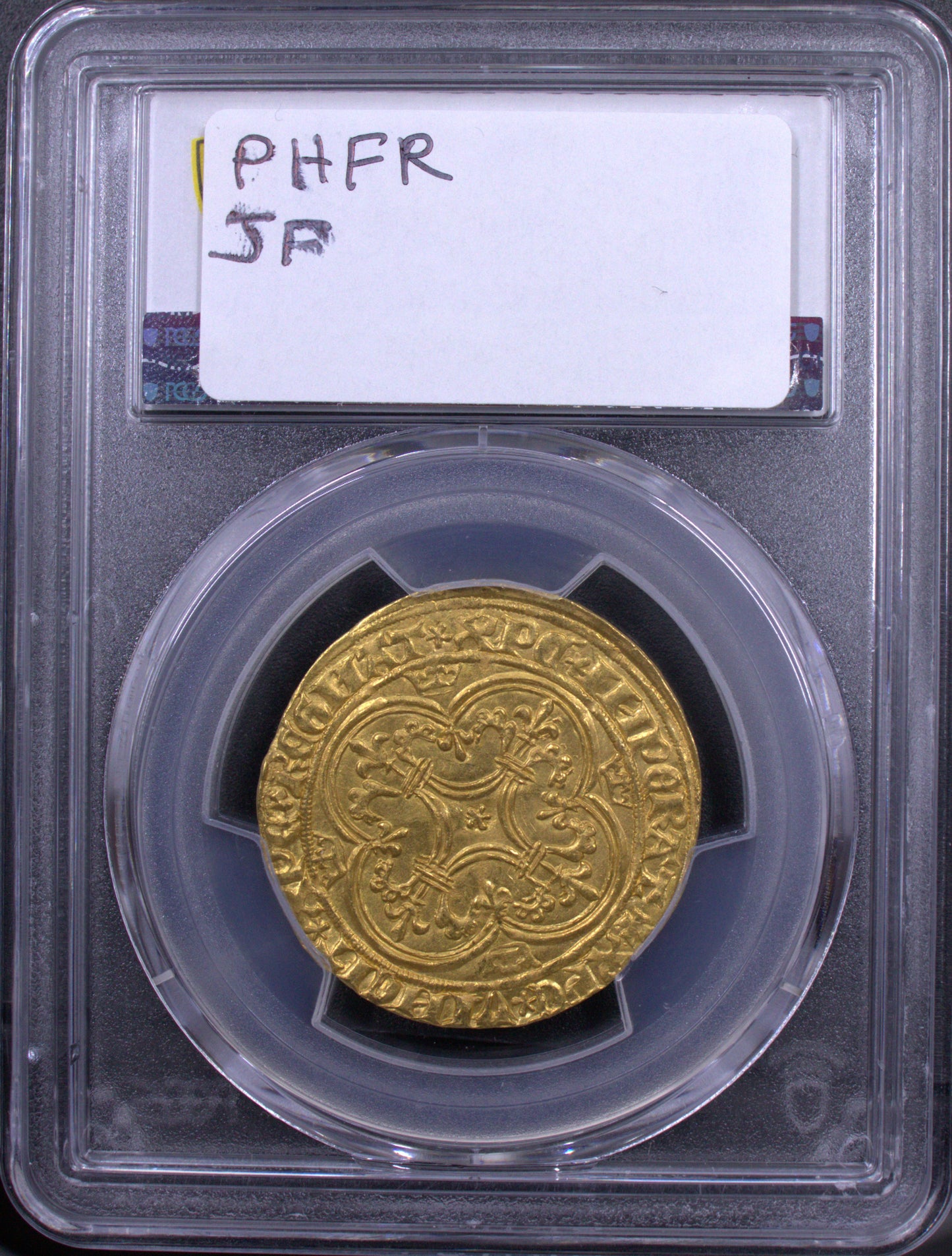 1380-1422 法國金 Ecu d'Or a la couronne PCGS MS62